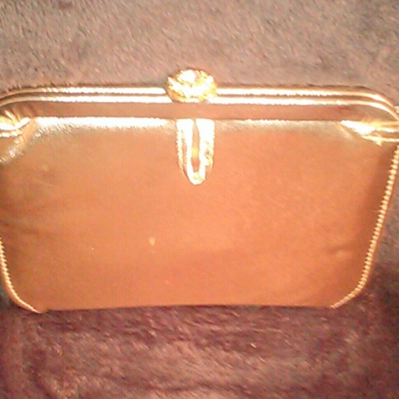 Gold foil cocktail  purse - Picture 2 of 3
