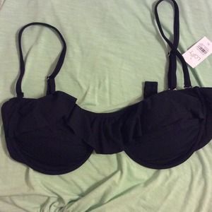 Loft ruffle underwire bikini top