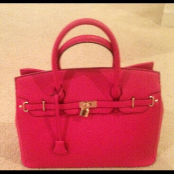 Just Fab pink shopper