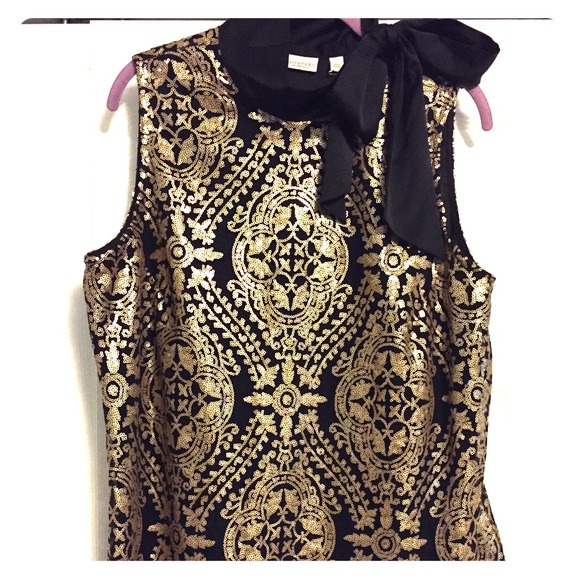 Eva Mendes sleeveless sequin top-HOST PICK!🎉