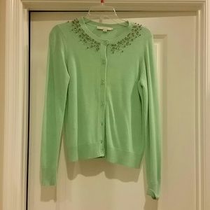 ****sold******Embellished seafoam sweater