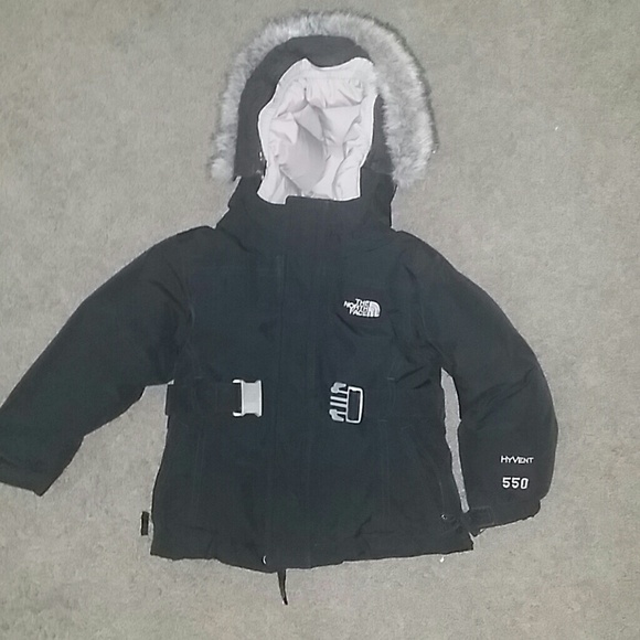 North face zip up coat