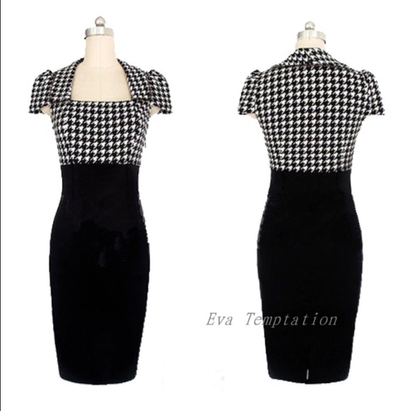 Vintage Cocktail Pencil Dress