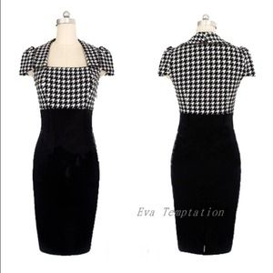 Vintage Cocktail Pencil Dress