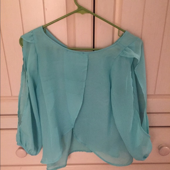 Open sleeve open back top - Picture 2 of 2