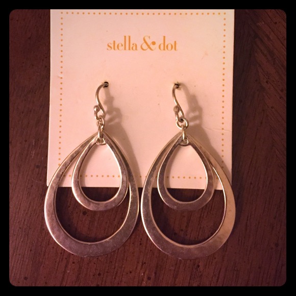 Silver earrings