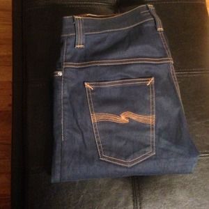 Denim jeans (boy friend jeans) (men's denim)
