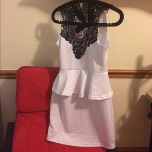 Black and White Dress