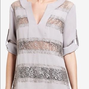 BCBGMAXAZRIA "Erid" Lace tunic