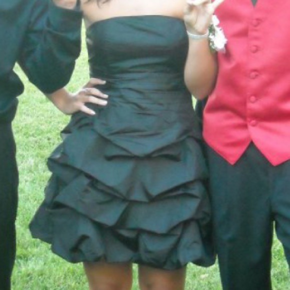 Black Strapless Dress