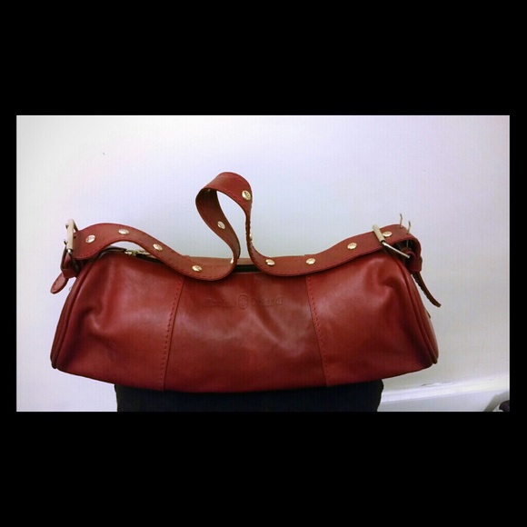 Red wine Marino Orlandi handbag