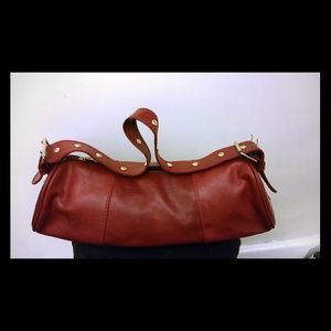Red wine Marino Orlandi handbag