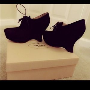Authentic Prada shoes, size 8.