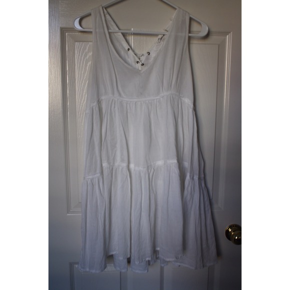 White beach cover dress!