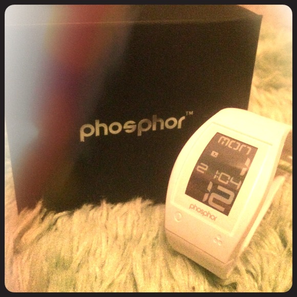 Phosphor digital watch