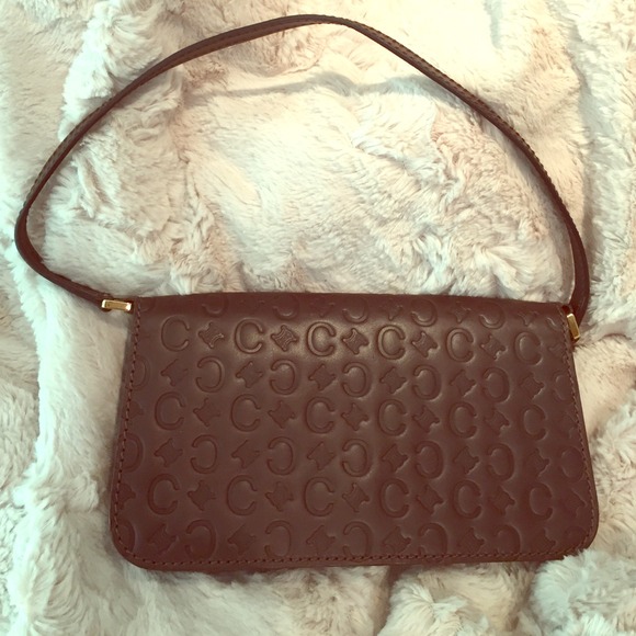 ♥️SOLD♥️ Celine leather logo purse