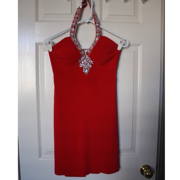 Beautiful Red Faviana Dress!