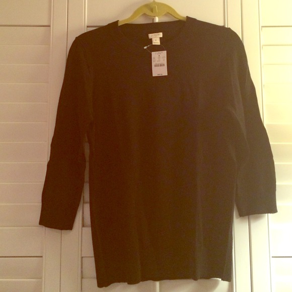 🚫SOLD🚫 J. Crew Crew Neck Black Sweater