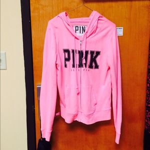 Pink VS zip up jacket