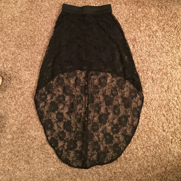 Black Lace Skirt