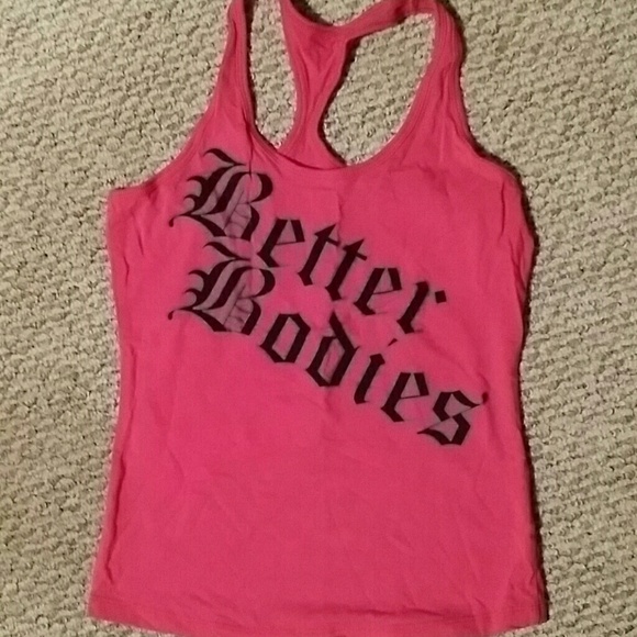 Pink razor back top