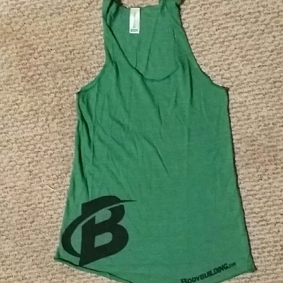 Green Bodybuilding workout top