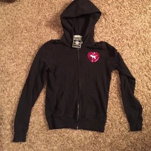 VS Pink Black Zip Up Jacket