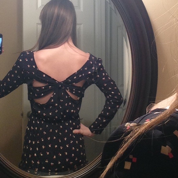 Long sleeved dress.