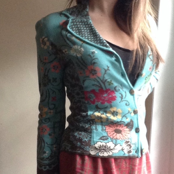 🌼embroidered floral cardigan jacket 🌸