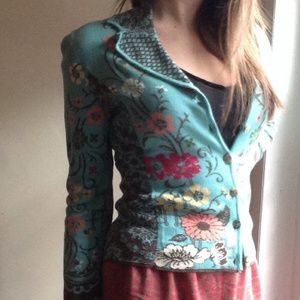 🌼embroidered floral cardigan jacket 🌸