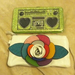 Two clutch wallets
