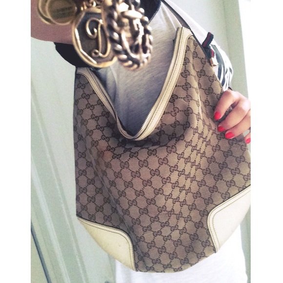 AUTHENTIC GUCCI LARGE PRINCY HOBO - Picture 1 of 4