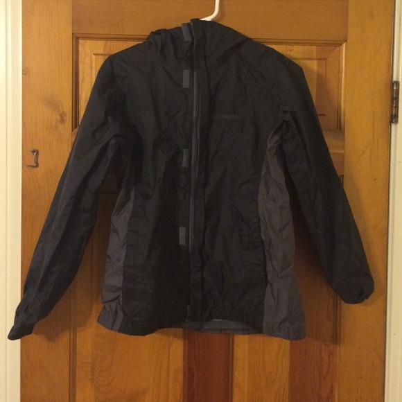Black Colombia Raincoat
