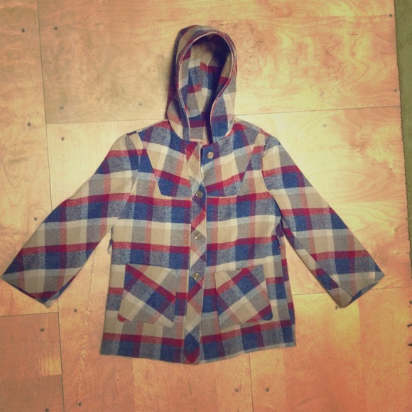Playful Plaid vintage coat