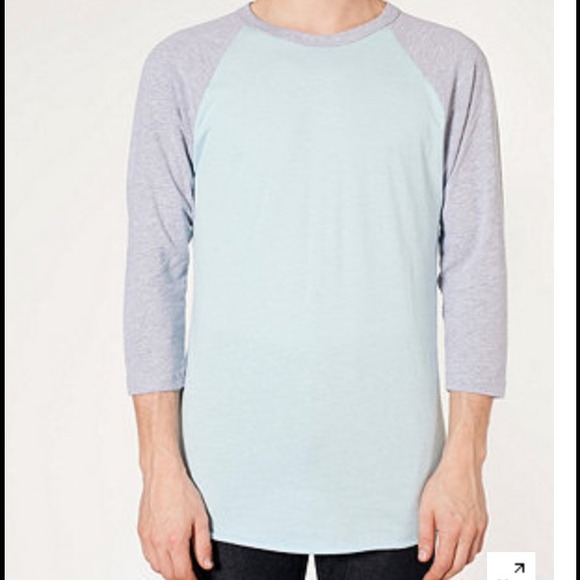 American Apparel Unisex Raglan Tee
