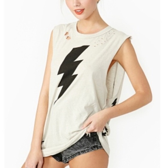 Nasty Gal Thunderbolt Tee