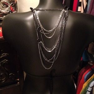 Chain-back bikini top