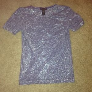 Banana Republic Stretch sparkly shirt