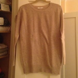 Millau light brown wool and acyrlic sweater