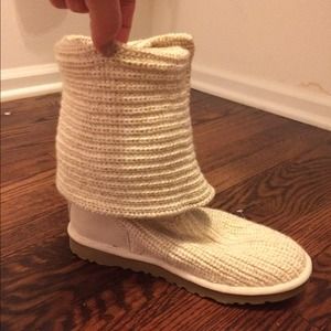 UGG Classic Cardy Boot in White