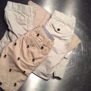 BOYS-KHAKIS~4 pair.  PERFECT WEAR/SHAPE!