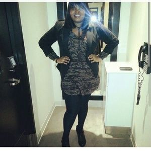 Black Blazer with trendy detailing