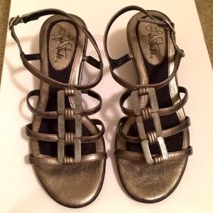 Silver/Metallic Sandal
