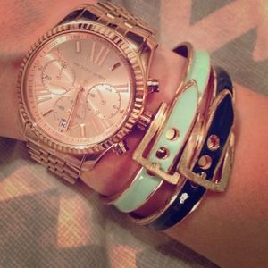 Designer inspired buckle bangles