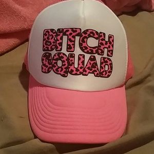 Neon Pink "Bitch Squad" Snapback