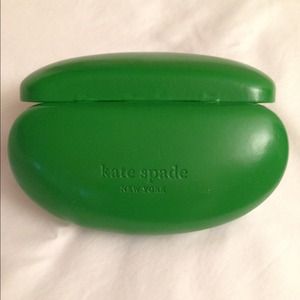 Kate Spade green eyeglasses case