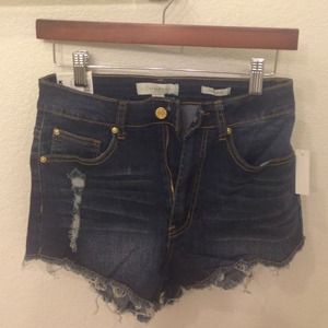 High rise shorts
