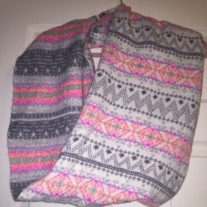 Reversible American eagle infinity scarf