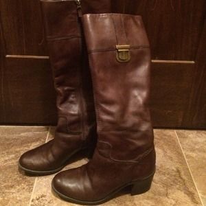 Brown leather Franco Sarto boots