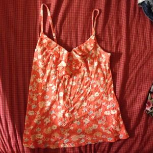 Cute floral tank top